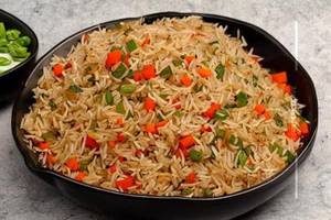 Veg Burnt Garlic Fried Rice