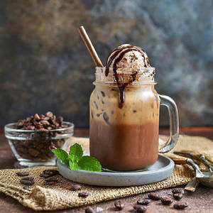 Cold Coffee With Chocolate Ice Cream