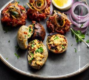 Stuffed Mushroom Kebab