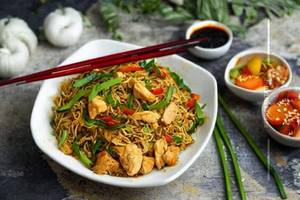 Singapore Noodles Chicken