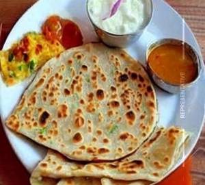 Aloo Paneer Paratha
