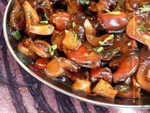Mushroom Garlic Chilli