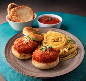 Spicy Aloo Tikki Burger Combo