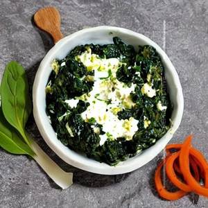 Cracking Spinach Cottage Cheese