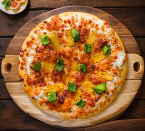Baby Corn and Capsicum Pizza