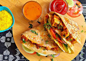 Grilled Quesadilla Paneer Wrap