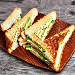 Veg Cheese Toast Sandwich
