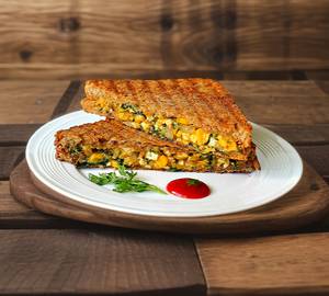 Peri peri sweetcorn sandwich