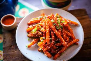 Honey Chilli Potato    