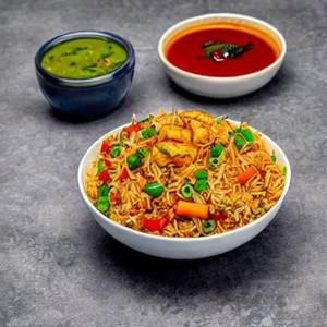 Veg Schezwan Manchurian Fried Rice