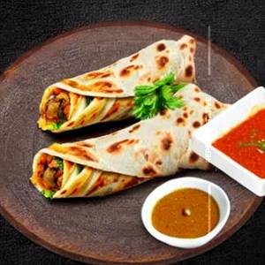 Double Pathaan Special Chicken Roll