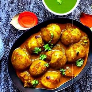 Dum Aloo Hydrabadi (Spicy)