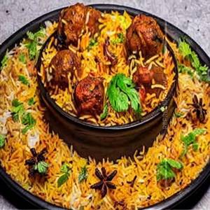 Mushroom Tikka Biryani