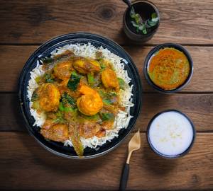 Superior Prawns Fry Biryani