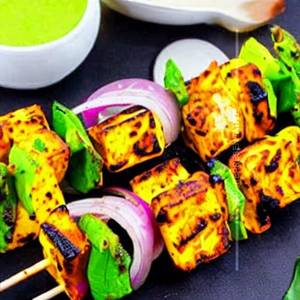 Curry Leaf Paneer Tikka