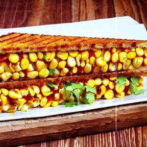 Corn Masala Grill Sandwich