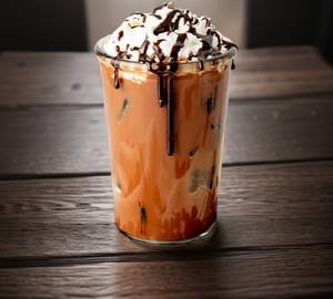 Cold coffee with ice-cream