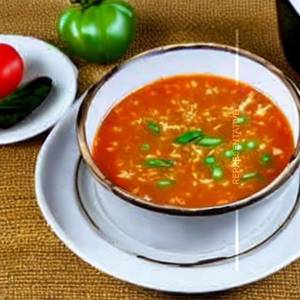 Tomato Egg Drop Soup