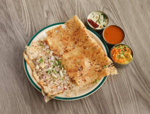 Onion Rava Dosa