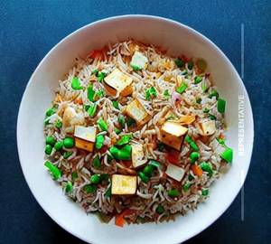 Paneer Mushroom Fried Rice