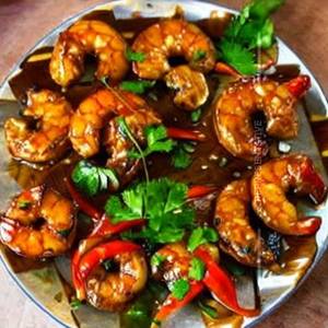 Thai Prawns Roasted In Chilli Paste
