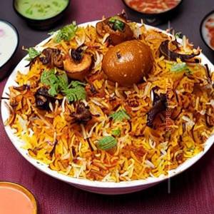 Mushroom Tikka Biryani