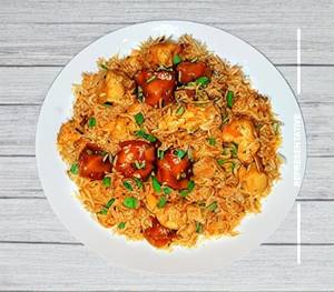 Chicken Manchurian Fried Rice