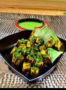 Coriander Paneer Chilly Dry