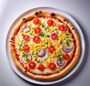 Creamy Pasta Delight Pizza