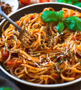 Veg Spaghatti Arrabbiata Pasta