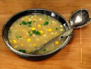 Sweet corn Mushroom Soup