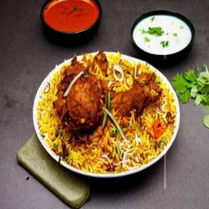 Chicken Biryani with Gravy 