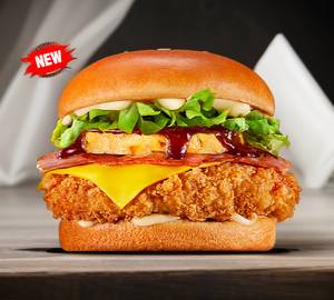 Zan special chicken burger