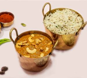 Kaju Curry with Jeera Rice
