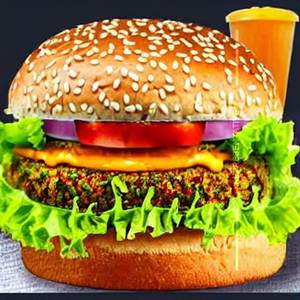 Single Veg Burger 