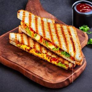 Corn Peri Peri Grilled Sandwich