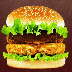 Chicken Burger Double Patty Cheese