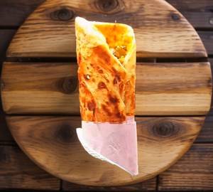 Egg with chicken roll