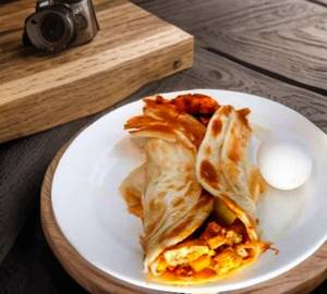Double Egg With Panneer Roll