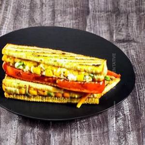 Veg Corn Paneer Cheese Grilled Sandwich