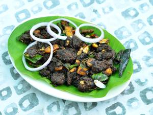 Beef coconut fry