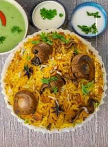 Mushroom Biryani
