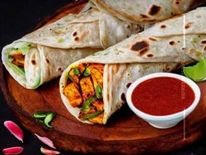 Achari Paneer Tikka Roll
