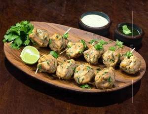 Chicken Cheese Garlic Kebabs