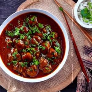 Mushroom Manchurian Gravy