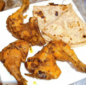 Murgh Fry With Butter (6 Pcs)+ Butter Naan 4 Pcs+coke