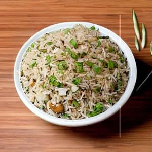 Mushroom Garlic Fried Rice Bowl