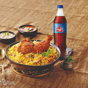 Chicken Biryani + Thums Up Can