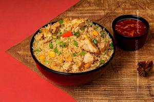 Chicken Burnt Garlic Fried Rice