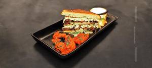 Mushroom Masala Grilled Sandwich